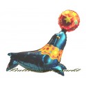 Luftballon Seehund, Folienballon ohne Ballongas