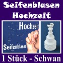 Seifenblasen Hochzeit, Wedding Bubbles, Schwan, 1 Stück