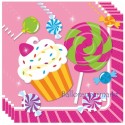Servietten Sweet Shop, Candy Bar Geburtstagsparty, Candy Shop, 16 Stück