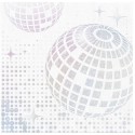 Servietten Disco Party, 70er Jahre Disco-Fever, 10 Stück
