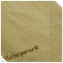 Deko-Servietten, Gold metallic, 20 Stück