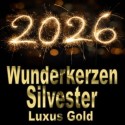 Wunderkerzen Gold Dekoration Silvester, 2026 Jahreszahlen