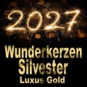 Wunderkerzen Gold Dekoration Silvester, 2027 Jahreszahlen