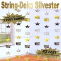 Silvesterdeko Strings, 6 Deko-Ketten, Silvesterparty Dekoration