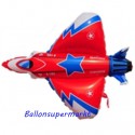 Luftballon Starfighter, Flugzeug, Folienballon mit Ballongas-Helium
