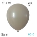 10 Luftballons 8-12cm, Vintage-Farbe Stone