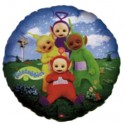 Luftballon Tele Tubbies Rund, Folienballon mit Ballongas