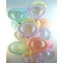 Midi-Set 8, 50 Luftballons Perlmutt, 3,5 Liter Helium, Farbauswahl