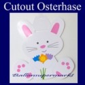 Cutout Osterhase, Osterdekoration