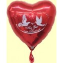 Luftballon- Herz Alles Gute zur Hochzeit