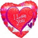 I Love you Heart Forever (heliumgefüllt)