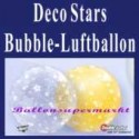Deco Stars, Bubble Luftballon (mit Helium)