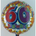 Happy Birthday "60" (heliumgefüllt)