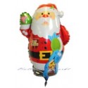 Großer Weihnachtsmann-Luftballon mit Helium