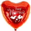 Just Married (Rotes Herz)