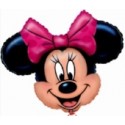 Minnie Mouse Luftballon ohne Helium, Minni Maus Ballon