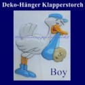 Klapperstorch-Deko-Geburt, Boy-Junge