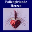 Foliengirlande mit Herzen