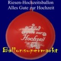 Riesen-Hochzeitsballon-Rot