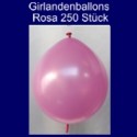 Kettenballons-Girlandenballons-Rosa-Metallic, 250 Stück