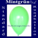 Luftballons Standard R-O 27 cm Mintgrün 10 Stück