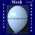 Luftballons Standard R-O 27 cm Weiss 100 Stück