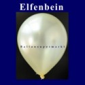 Luftballons Metallic 25 cm Elfenbein R-O 100 Stück
