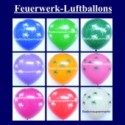 Motiv-Luftballons-Feuerwerk