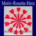 Motiv-Rosette Herz
