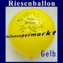 Riesenballon-Geburtstag-Happy-Birthday-Gelb-(Helium)