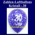 Zahlen-Luftballons-Kristall, 30