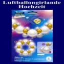 Girlande aus Luftballons, Hochzeit, Deko-Set