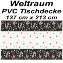 Tischdecke Outer Space, Weltraum Partydekoration zum Kindergeburtstag