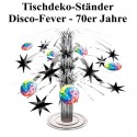 Tischständer Disco Party, 70er Jahre Disco-Fever Tischdekoration