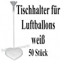 Tischhalter, Tischständer für Luftballons, 50 Stück