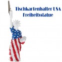 USA. Tischkartenhalter, Freiheitsstatue, New York