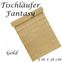 Deko-Tischläufer, Tischdecke Fantasy, gold