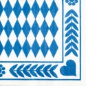 Tissue Servietten, Bayrisches Muster, 20 Stück