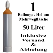 Ballongas Helium 50 Liter Mehrwegflasche