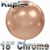 Luftballon in Chrome Kupfer 45 cm, 1 Stück
