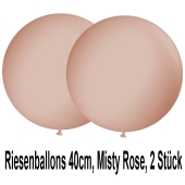 Luftballons 40 cm, Misty Rose, 2 Stück