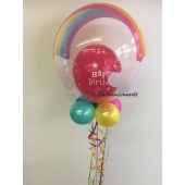 Deko Bubbles Luftballon Rainbow