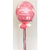 Bubbles Luftballon zur Geburt