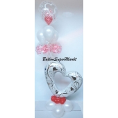 Ballon-Bouquet-Verschlungene Herzen