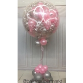 Plopp Luftballon zur Hochzeit ( explodierender Ballon ) mit Beschriftung