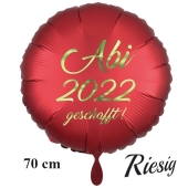 Abi 2022 geschafft! Großer Luftballon mit Helium