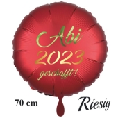 Abi 2023 geschafft! Großer Luftballon mit Helium