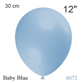Luftballon in Vintage-Farbe Baby Blue, 12"