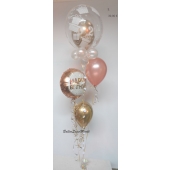 Geburtstags Ballon-Bouquet Birthday Metallic Dots 