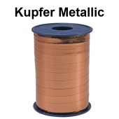 Ballonband Kupfer Metallic auf Rolle